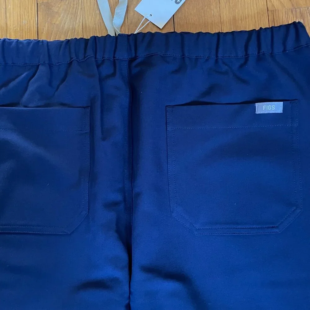FIGS Pisco Men’s Basic Scrub Pants Technical Collection Navy Blue Fm4500 Sz Med